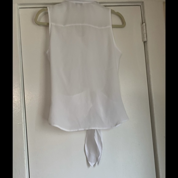 Express White tie up Top Small - Picture 3 of 7